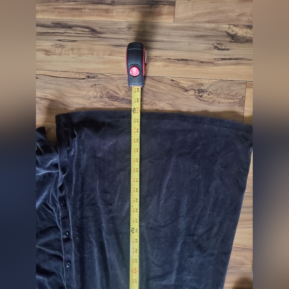 Vintage eddie bauer witchy black velvet dress pockets - Picture 5 of 10